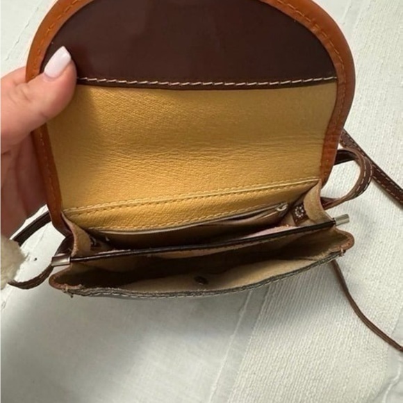 Vera Pelle Genuine Leather Made in Italy Handbag - Picture 4 of 5